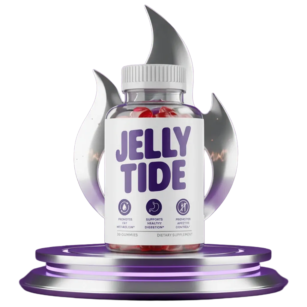 Jelly Tide single bottle gummies supplement official product image